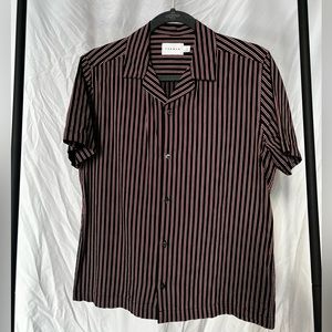 Zara short sleeve button up shirt size small